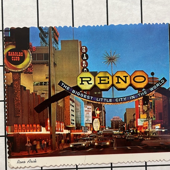 Vintage postcards ca1960/1970 Reno, Lake Tahoe, Virginia City/Old Mine Headframe - Picture 5 of 12